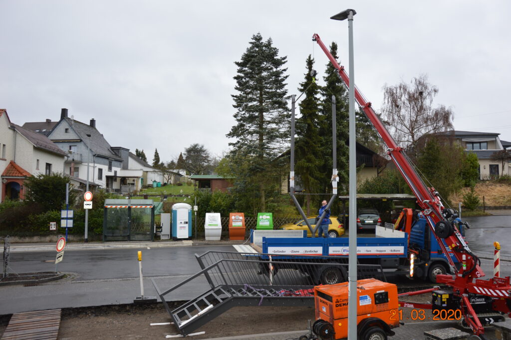 Treppenmontage in Rauenthal